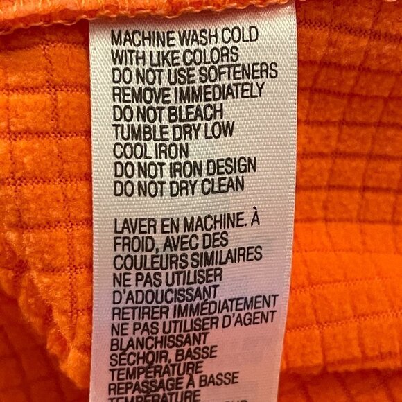 IZod PerformZ Jacket Women's XL Orange Zipper Pockets Long Sleeves - Picture 12 of 12